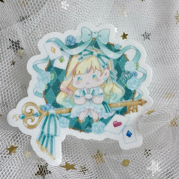 Minaria in Wonderland Glitter Sticker $1
